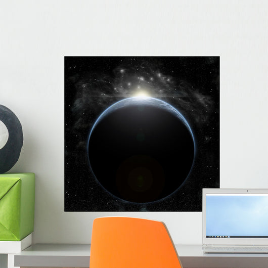 Artist's Depiction Star Breaking Wall Decal