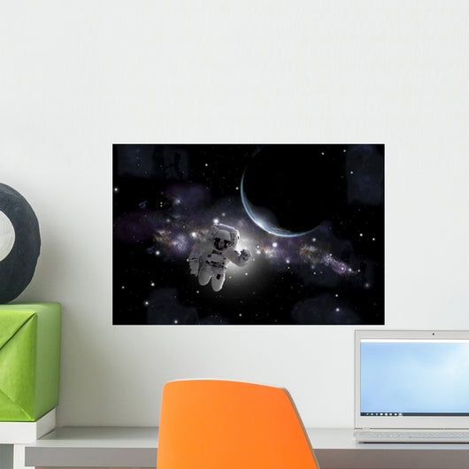Artist's Concept Astronaut Floating Wall Decal