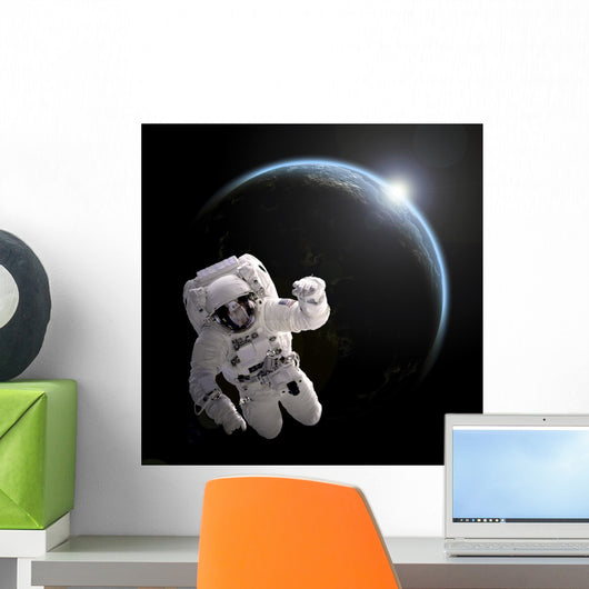 Astronaut Floating Space as Wall Decal