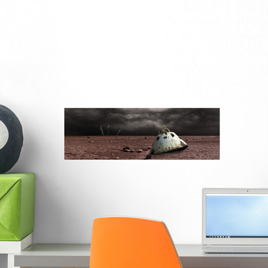 Scorched Space Capsule Storm Wall Decal