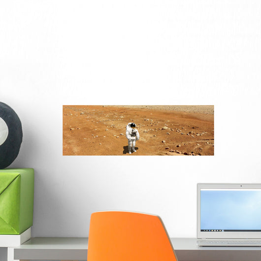 Astronaut Looking up Alien Wall Decal