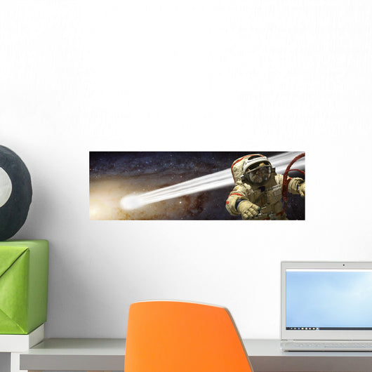 Comet Passes Astronaut Deep Wall Decal
