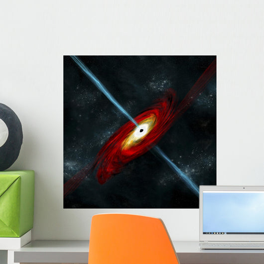 Artist's Depiction Black Hole Wall Decal