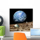 Astronaut Surveys His Situation Crag Planet Wall Decal