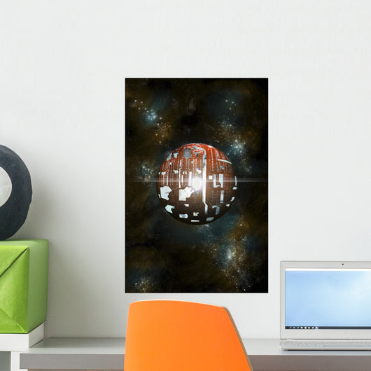 Artist's Depiction Theoretical Dyson Wall Decal