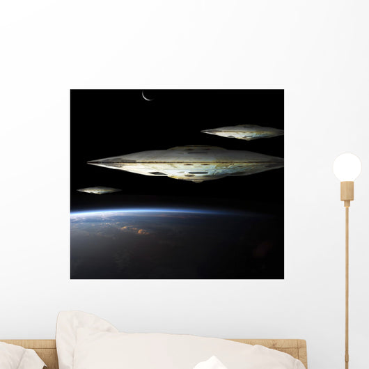 Fleet Massive Spaceships Known Wall Decal