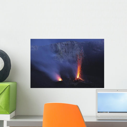 Stromboli Eruption Aeolian Islands Wall Decal Design 10