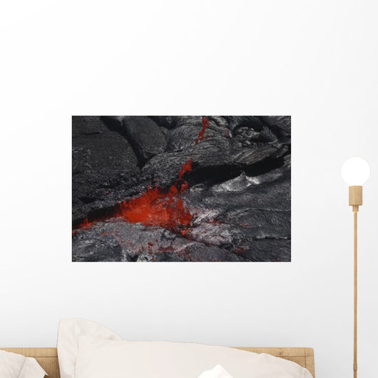 Erta Ale Fountaining Lava Wall Decal Design 2