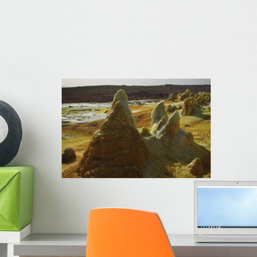 Dallol Geothermal Area Danakil Wall Decal Design 6