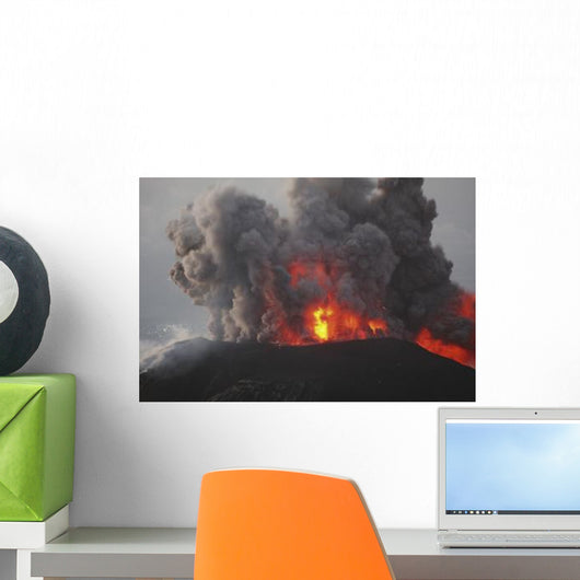 Santiaguito Eruption Guatemala Wall Decal Design 3