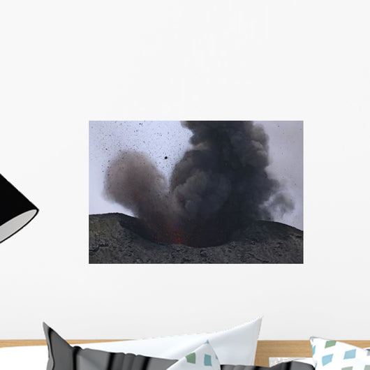 Stromboli Eruption Aeolian Islands Wall Decal Design 5