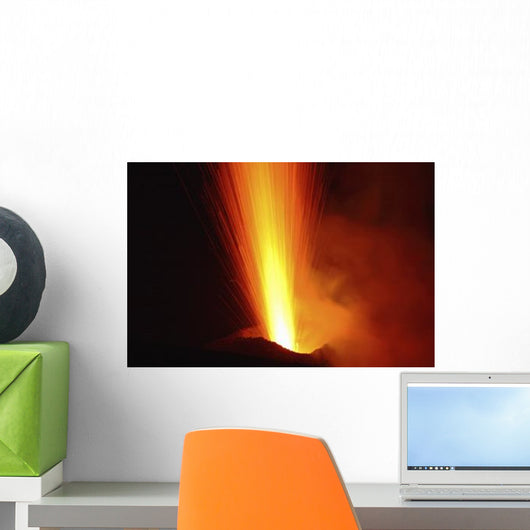 Stromboli Eruption Aeolian Islands Wall Decal Design 4