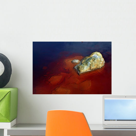 Papandayan Acid Lake Java Wall Decal