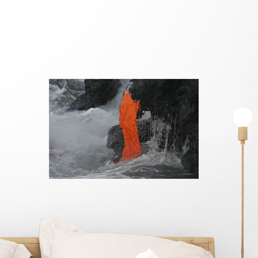 Kilauea Lava Flow Sea Wall Decal Design 3
