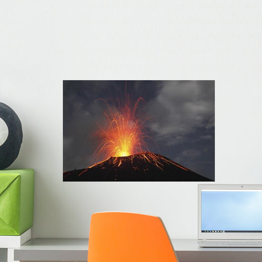 Krakatau Eruption Sunda Strait Wall Decal Design 4