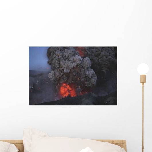 Eyjafjallaj�kull Eruption Summit Wall Decal Design 5