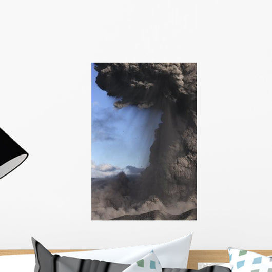 Eyjafjallaj�kull Eruption Summit Wall Decal Design 2
