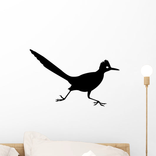 Roadrunner Running Bird Silhouette Wall Decal