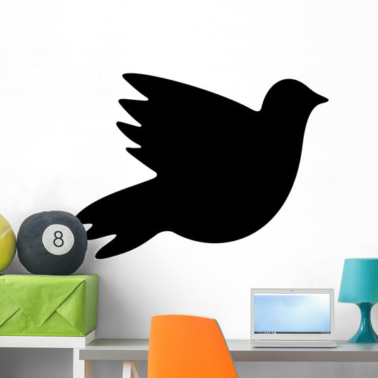 Dove Flight Bird Silhouette Wall Decal