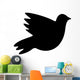 Dove Flight Bird Silhouette Wall Decal