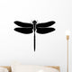 Dragonfly Insect Silhouette Wall Decal