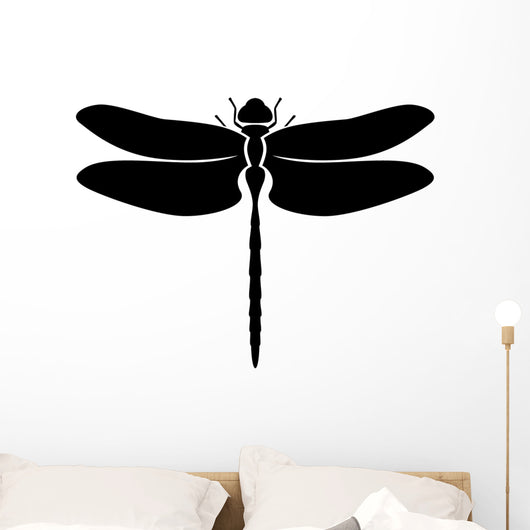 Dragonfly Insect Silhouette Wall Decal