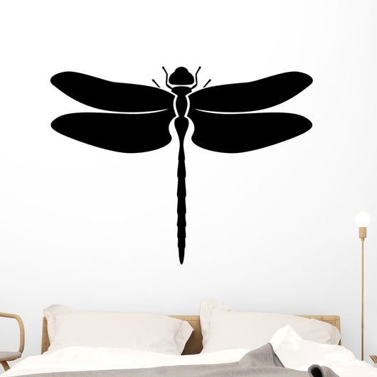 Dragonfly Insect Silhouette Wall Decal