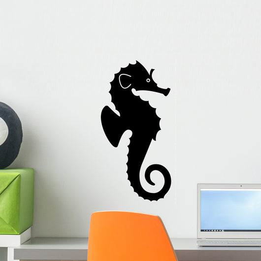 Seahorse Fish Silhouette Wall Decal
