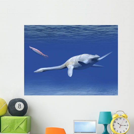 Aristonectes Plesiosaur Attempts to Wall Decal