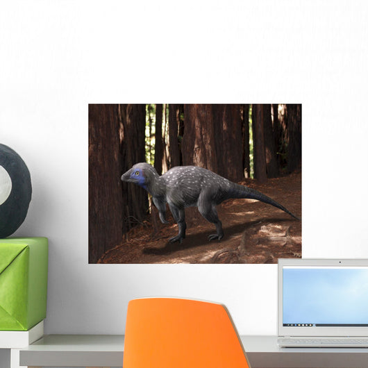 Alert Kulindadromeus Woodlands Wall Decal