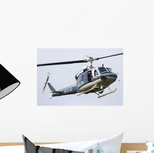 Agusta Bell 212 Italy's Right Profile Wall Decal