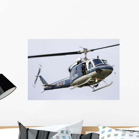 Agusta Bell 212 Italy's Right Profile Wall Decal