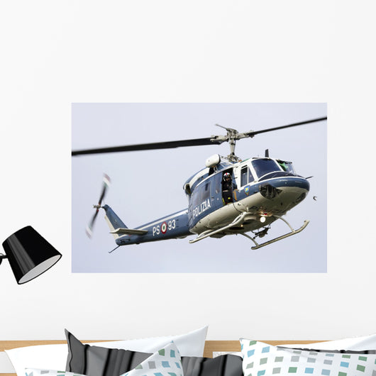 Agusta Bell 212 Italy's Right Profile Wall Decal