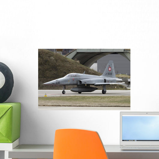 F-5 Tiger Aircraft Swiss Wall Decal