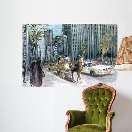 New York 5th Ave Wall Mural