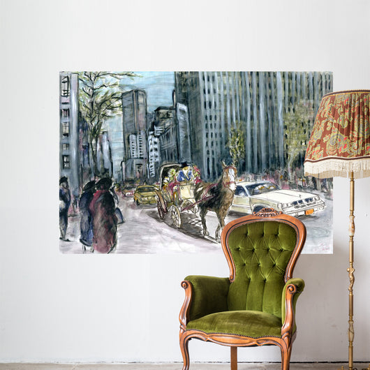 New York 5th Ave Wall Mural