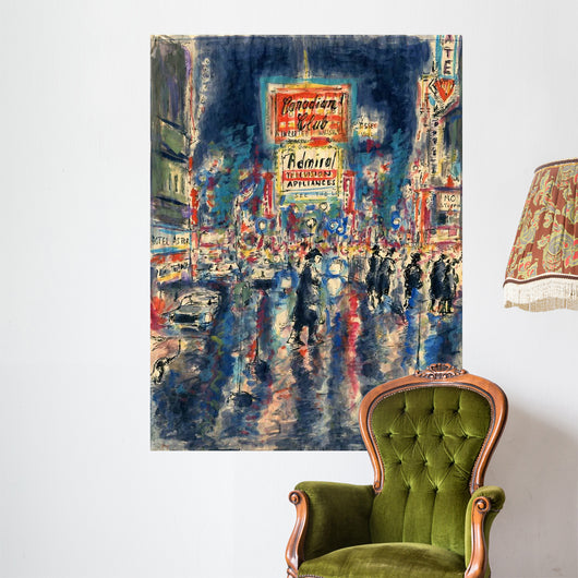 New York Times Square Wall Mural