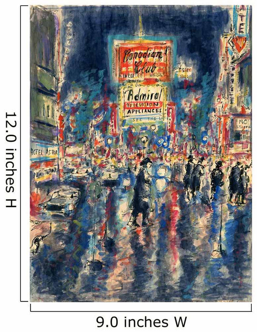 New York Times Square Wall Mural