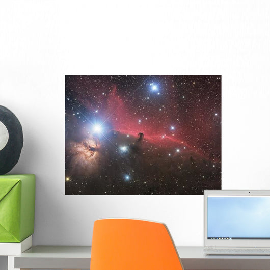 Horsehead Nebula and Flame Wall Decal