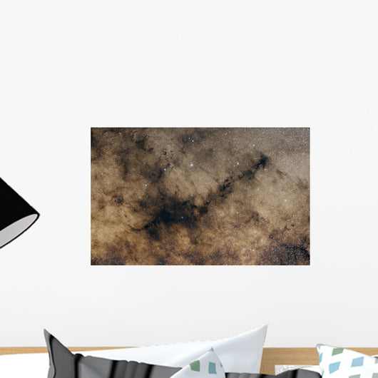 Dark Nebula against Milky Wall Decal