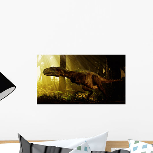 Abelisaurus Moves Stealthily Though Wall Decal