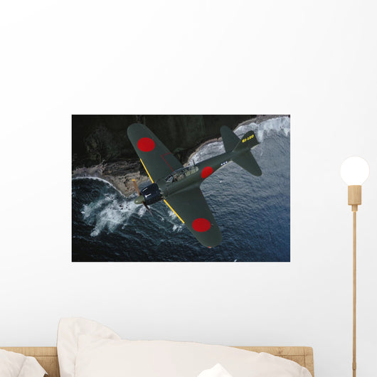 A6m Japanese Zero Flying Wall Decal