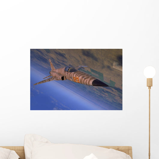 F-5 Tiger Ii Flying Wall Decal