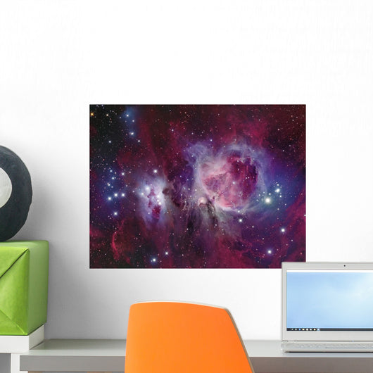 Orion Nebula with Reflection Wall Decal