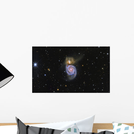 Whirlpool Galaxy and Its Wall Decal