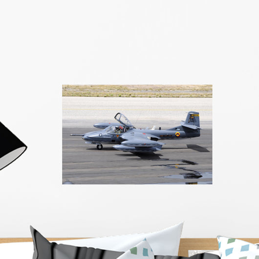 Colombian Air Force A-37 Wall Decal