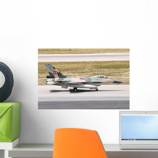 Venezuelan Air Force F-16 Grounded Wall Decal