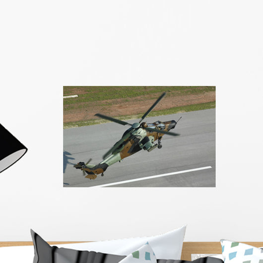Eurocopter Tigre Attack Helicopter Taking Off Wall Decal