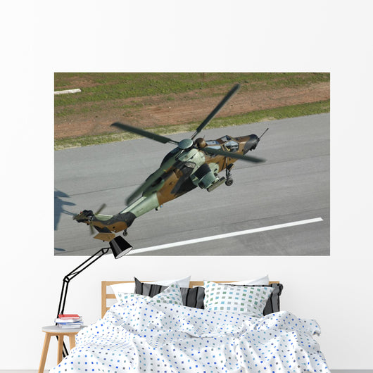 Eurocopter Tigre Attack Helicopter Taking Off Wall Decal