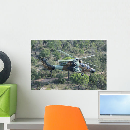 Eurocopter Tigre Attack Helicopter In-Flight Wall Decal